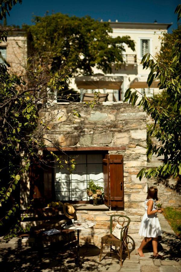Archontiko Stathopoulou Hotel Agios Georgios Nilias Buitenkant foto